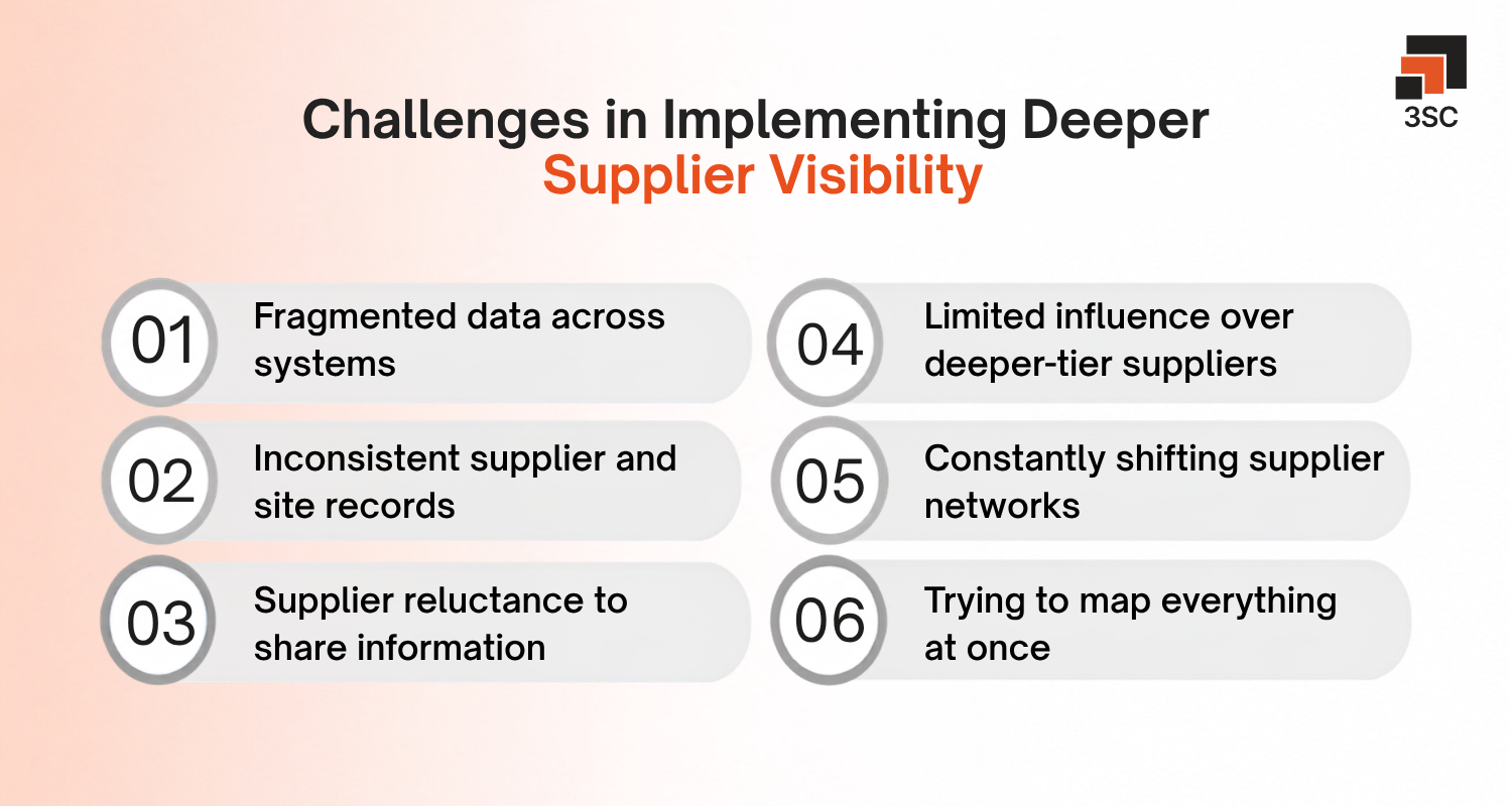 challenges in supplier visibility